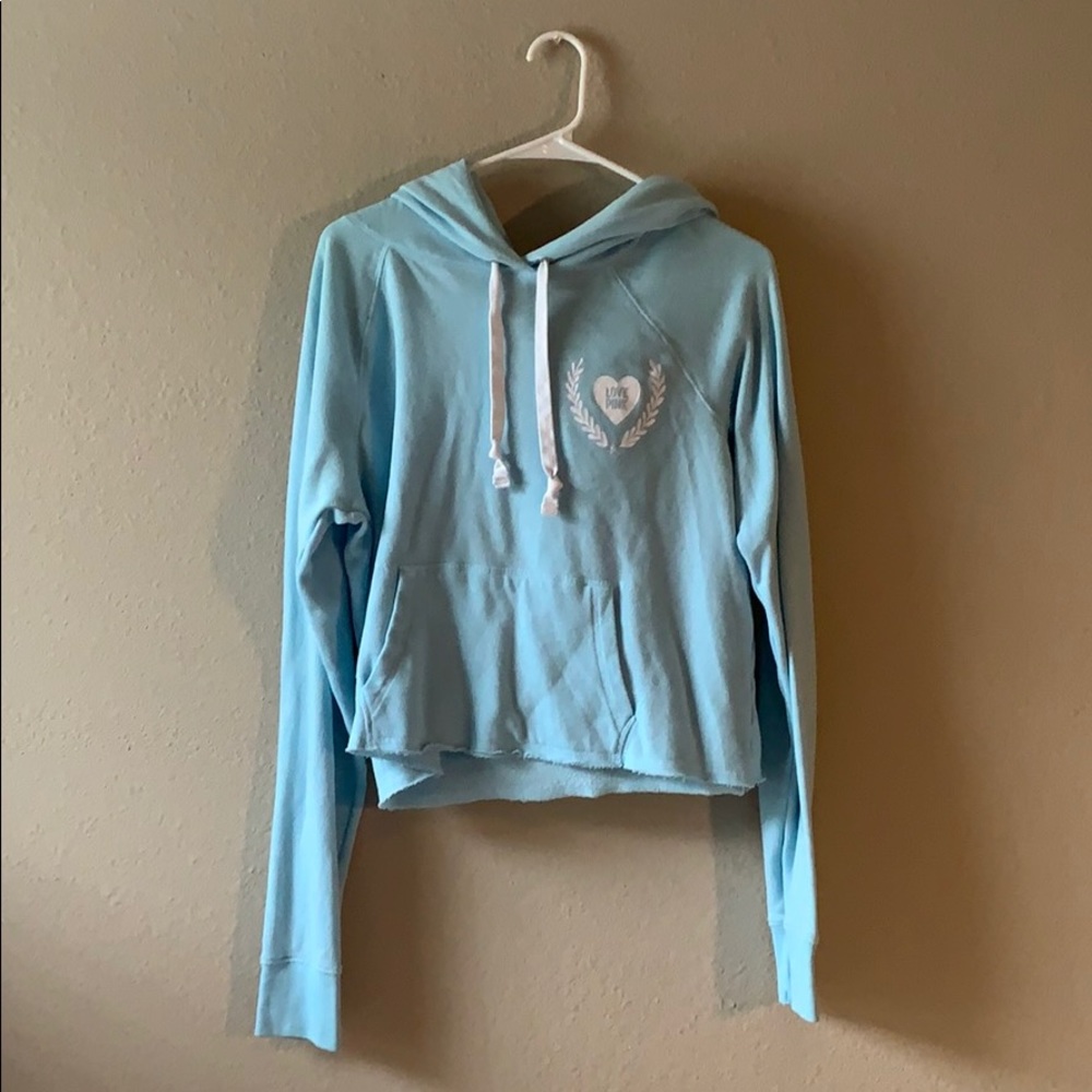 Victoria Secret PINK: blue hoodie